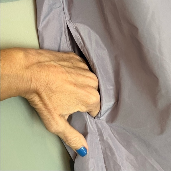 Katharina HOVMAN Oversized Taffeta Blouse Top Shirt Lilac Purple 12 L - Picture 8 of 9